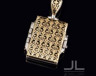 Allah Box Necklaces & Pendant Muhammad Sterling silver and 14K gold