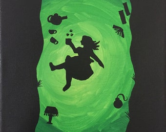 Down the Rabbit Hole Painting
