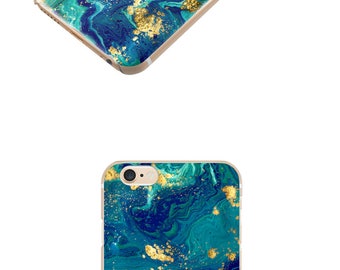 Gold Mineral Stone iPhone 7 Case, iPhone 6 Case , iPhone Cases, Samsung Cases, Galaxy S7 Case, Galaxy S7 Edge, Cell Phone - 83