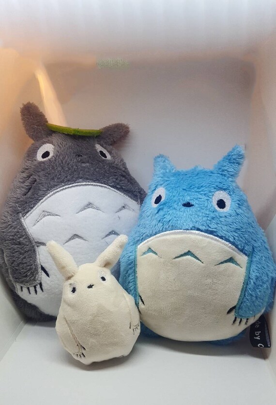 totoro plush white