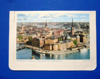 Jahrgang Stockholm Postkarte