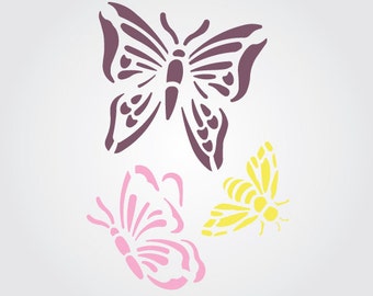 Butterfly Dance Craft Stencil