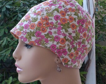 Cancer Cap SALE Sun Hat Chemo Hats Cotton Hat Reversible SMALL/MEDIUM