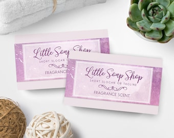 Soap Labels - Watercolor Soap Labels - Soap Packaging - Soap Wrapper - Cosmetic Labels - Printable Label Design - Product Labels - SW-9