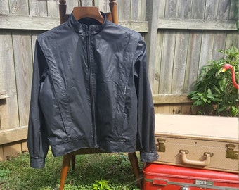 Vintage 80s Black Members Only Jacket