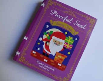 Japan Mind Wave Kawaii Bookstyle CHRISTMAS stickers flake/Funny Santa