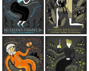 Women in Science: Pick 4 Art Print DEAL!