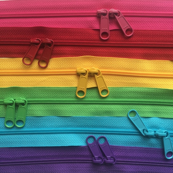 YKK Zippers with Double Pull Head to Head Sliders 30 36 or