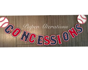 Baseball Concessions banner