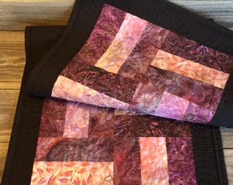 Table Runner, Batik Table Runner, Quilted Table Runner