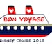 Disney Cruise instant download digital cut file for electronic cutting machines - SVG DXF EPS ps Studio3 Studio