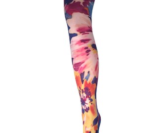 Printed tights Tyrese multicolore Malka Chic