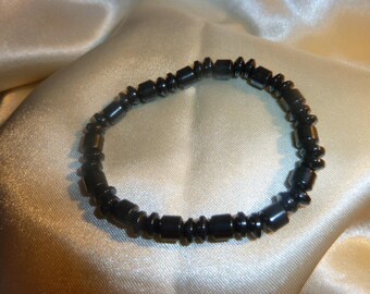 Genuine HEMATITE GEMSTONES bracelet