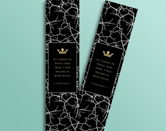Faerie Crown bookmark (Cruel Prince inspired)