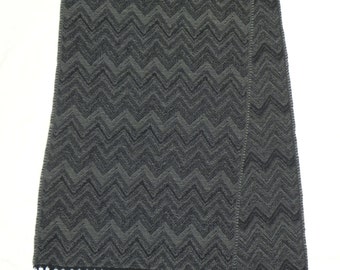 Vintage Made in Germany merino wool scarf