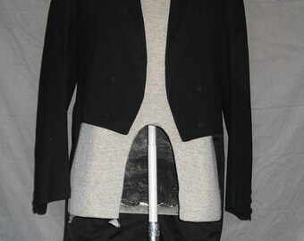 On Sale 1920's Adler Bros Rochester New York Black Wool Men's Tuxedo Jacket