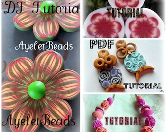 Special sale 4 polymer clay PDF tutorials
