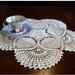 Crochet Doily Natural – 13” Diameter – Round Lace Doily – Crochet Table Topper – Centerpiece - Gift Idea.