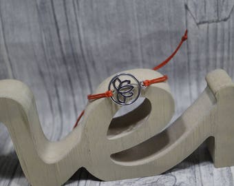 Bracelet adjustable Lotus Flower