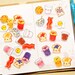 Breakfast Stickers. Kawaii Stickers. Erin Condren Sticker. Planner Stickers. Functional Stickers. Planner Supplies. Bullet Journal. Stickers