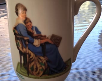 Norman Rockwell "Bedtime" cup