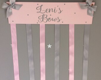 Hair bow organiser Hair bow holder Bow holder Girls bow organiser Girls custom bow holder Bow organiser Hairbow holder Headband holder