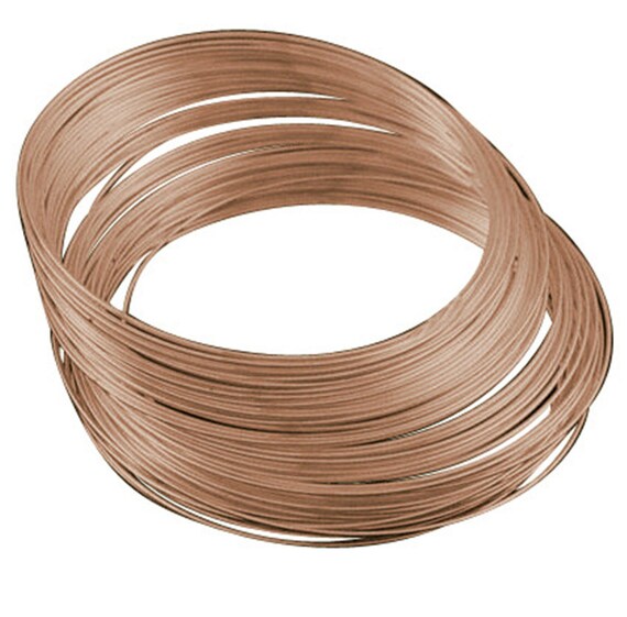 50 Circles Copper finish Memory Wire For Bracelet Making 5.5cm