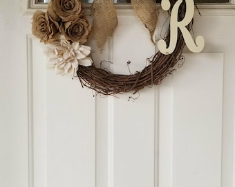 Vintage Neutral Wreath