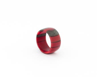 Band Ring made from Corian®-Design Ring-One of a kind