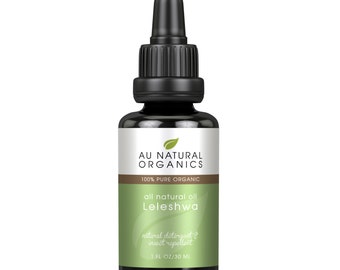 Leleshwa Oil (Camphor Bush) Organic Skin Cleanser, Natural Skincare, Natural Haircare, Insect Repellent 1oz (30 ml)