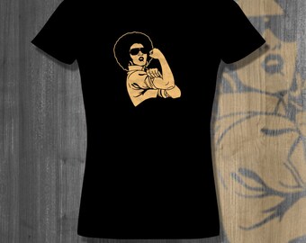 SISTA STRENGTH T shirt Natural Hair T-Shirt Plus Size Clothing African Clothing Afrocentric Shirt Black Lives Matter Afro tee custom