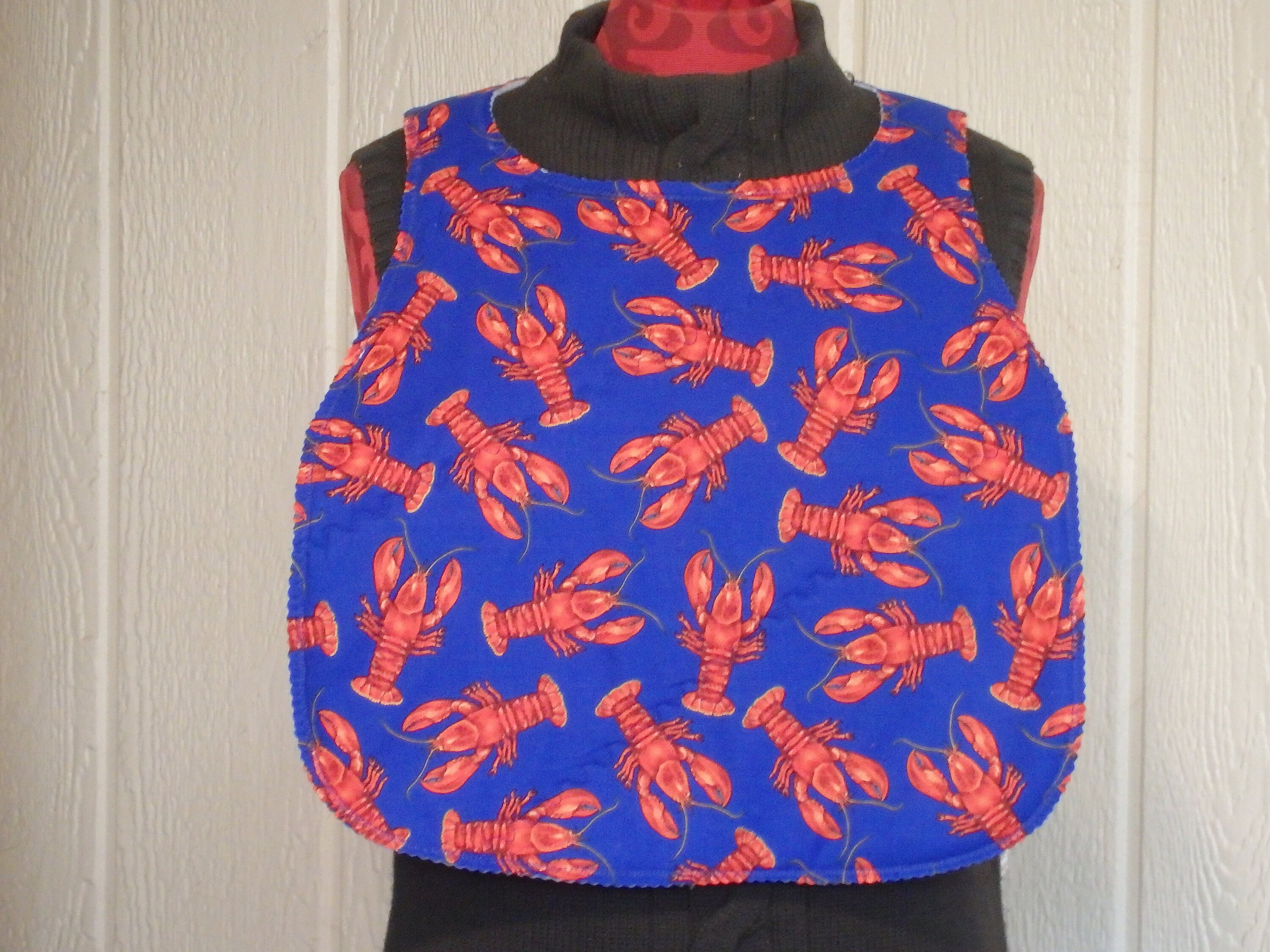 Lobster Bib Party Bib Seafood Coverup Adult Bib Special
