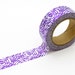 purple rose foil Washi tape -foil masking-planner stickers-scrapbooking-craft supplies- wrapping -christmas washi -Love My Tapes