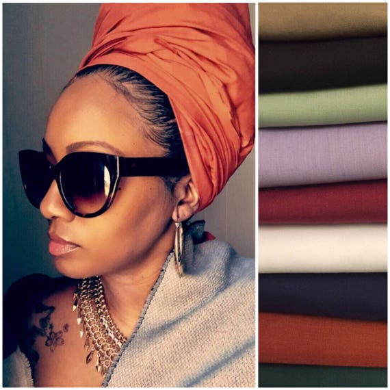 The "Solids" hair wrap