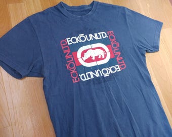 ECKO UNLTD jersey, vintage t-shirt, 90s hip hop clothing, 1990s hip-hop, OG, gangsta rap, size M Medium