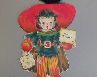 Tommy Tucker Doll Card Vintage Hallmark Land of Make Believe w/Envelope
