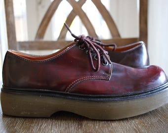 Star Polo Doc. Martens style Maroon shoe