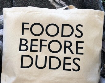 Canvas Grocery Bag ~ Grocery Bag ~ Fun Grocery Bag ~ Reusable Grocery Bag ~ Reusable Shopping Bag ~ Canvas Tote ~ Grocery Tote