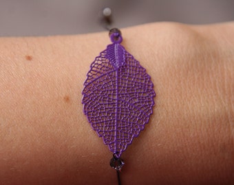 Bracelet with butterfly or foil