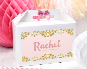 Will you be my bridesmaid Gift Box / Elegant Lace / Maid Matron of Honour / Vintage Lace Bow