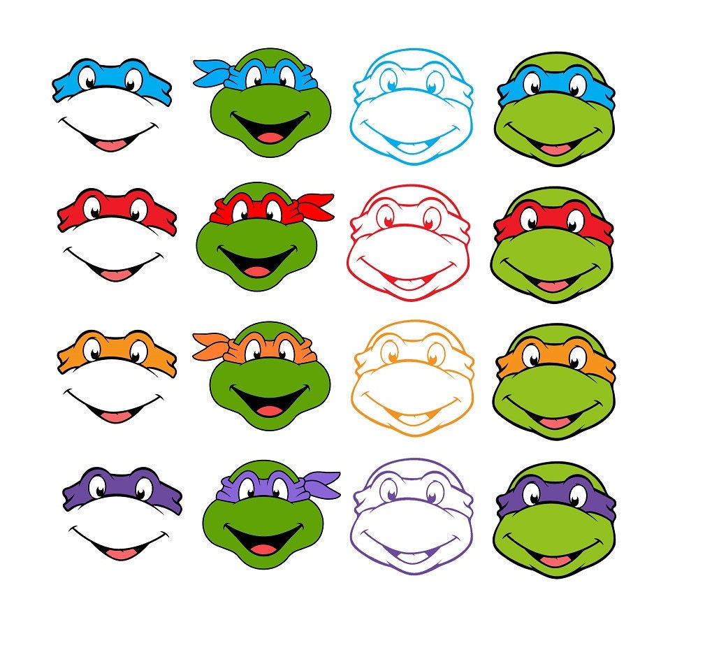 Download Ninja Turtles svg 16 Ninja Turtles Cricut files Birthday