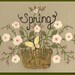 Wool Seasons: Spring - Wool Applique Pattern - by Beth Ritter for Wellington House Designs - Instant Digital Download