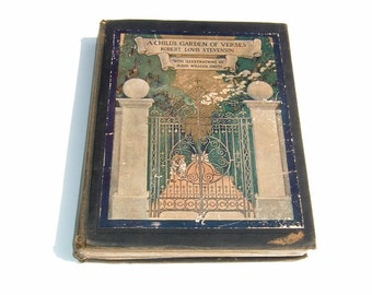 1905 A Child's Garden of Verses by Jessie Willcox Smith & Robert Louis Stevenson Illustrated First Edition