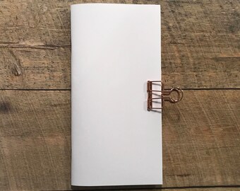 80 Pages Tomoe River Paper - Travelers Notebook Insert - Midori Insert - Planner Insert - Scrapbooking Insert - Listing Insert - Art Journal