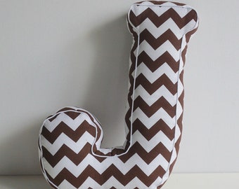 Pillow letter J, Letter pillow