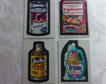 Vintage Wacky Pack Cards from the 1970's - set #3
