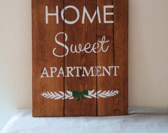Rustic Wooden Sign Home Sweet Apartment Rustic Wooden Sign Home Sweet Apartment