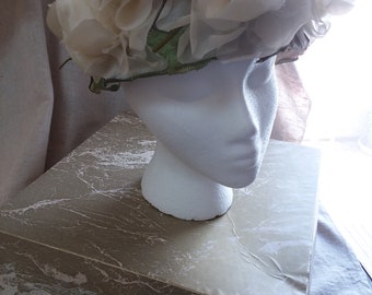 1960's Spring Flowered Hat with original box