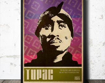 24 x 36 inches Tupac and Biggie Middle Fingers Hip Hop Poster