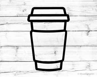 Coffee Cup Svg Coffee to Go Svg Coffee Cup Silhouette Svg Coffee Svg Coffee Cup Png Latte Svg for Cricut Svg for Silhouette Take Away Svg